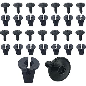 Kit 30 Pcs Bucha Parafuso Parachoque Volkswagen Bora 2005/2011