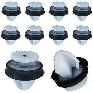 10 Presilha Grampo Aplique Porta-Malas Renault Megane 2009/2015