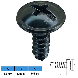 Parafuso Automotivo Philips 4,2 X 13mm