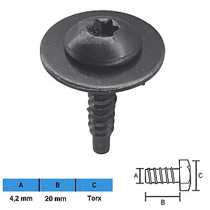 Parafuso Automotivo Torx 4,2 X 20mm