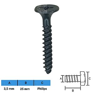 Parafuso Automotivo Torx 3,5 X 25mm