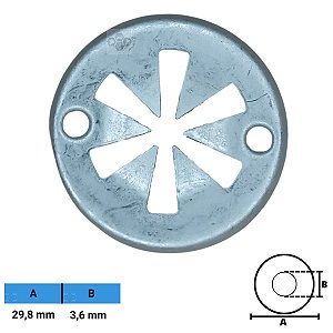 Grampo Metálico Automotivo 29,8X3,6mm