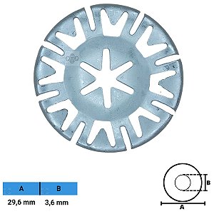 Grampo Metálico Automotivo 29,6X3,6mm