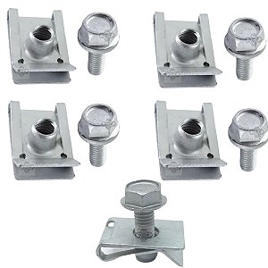 5 Porca + 5 Parafusos Suporte Caixa De Bateria Audi A8 2010/2013