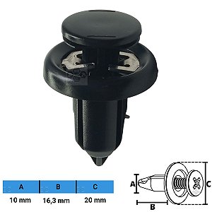Grampo Presilha 10X16,3X20mm