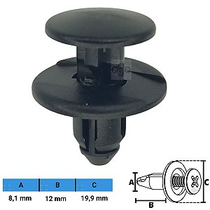 Grampo Presilha 8,1X12X19,9mm