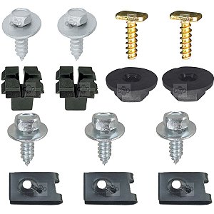 Kit Grampo Presilha Parachoque Chevrolet GM Corsa 1994/2010