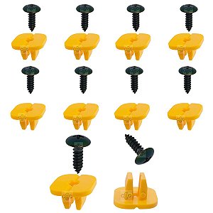 Kit 20 Pcs Parafuso Bucha Forro Porta Honda Crv 2001/2019