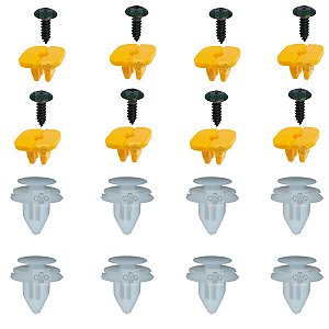 Kit 24 Presilha Grampo Forro Porta Honda Fit 2004/2018