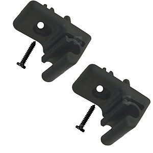 2 Grampo Suporte Quebra Sol Fiat Novo Uno 2015/2020