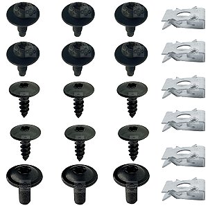21 Pcs Presilha Parafuso Parachoque Volkswagen Saveiro 2009/2013