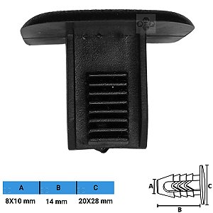 Grampo Presilha 8X10X14X20X28mm