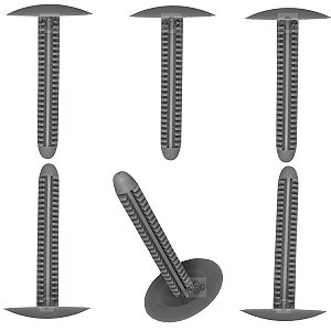 6 Presilha Forracao Interna Carpete Ford F350 2000/20112