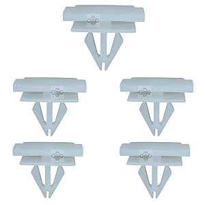 Kit 05 Presilha Grampo Parachoque Chevrolet GM S10 2012/2018