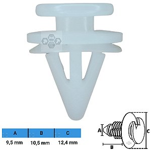 Grampo Presilha 9,5X10,5X12,4mm