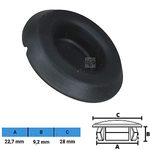 Grampo Presilha Tampão 22,7X9,2X28mm