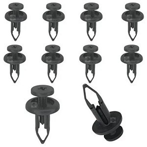 Kit 10 Pcs Grampo Presilha Parachoque Toyota Corolla 2000/2008