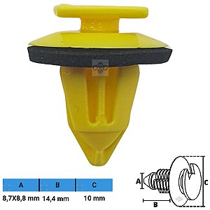 Grampo Presilha 8,7X8,8X14,4X10mm