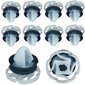 10 Grampo Presilha Forro Porta Renault Fluence 2012/2022