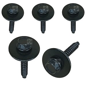 Kit 5 Parafuso Parachoque Chevrolet GM Sonic 2012/2014