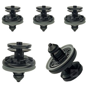 Kit 5 Grampo Presilha Forro Porta Audi A6 2005/2012