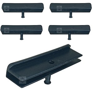 Kit 5 Grampo Patim Deslize Vidro Fiat Tempra 1992/1999