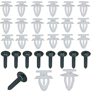 Kit 30 Grampo Presilha Forro Porta Chevrolet GM Corsa 1994/2016