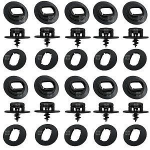 Kit 30 Pcs Grampo Carpete Assoalho Volkswagen Polo 2007/2010