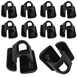 Kit 10 Grampo Presilha Manta Capo Volvo S40 2004/2012