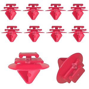 10 Grampo Presilha Friso Lateral Porta Peugeot 207 2006/2014