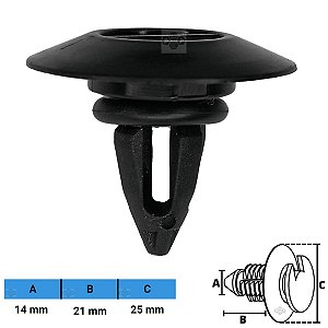 Grampo Presilha 14X21X25mm
