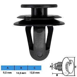 Grampo Presilha 9,5X14,5X12,8mm