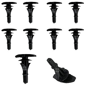 10 Grampo Borracha Vedação Porta Citroen C4 Aircross 2013/2020