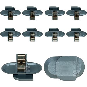 10 Grampo Presilha Coluna Interna Renault Laguna 2001/2007