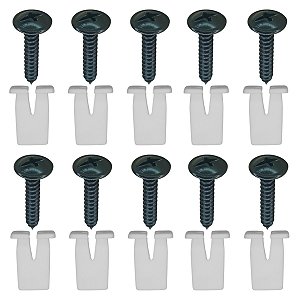 10 Bucha + 10 Parafuso Parachoque Para Land Rover Freelander 2003/2005