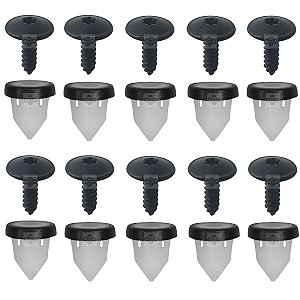 10 Bucha + 10 Parafuso Forro Porta Audi A6 2005/2011