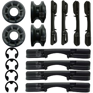 Kit Deslize Calço Banco Fiat Elba 1985/2004