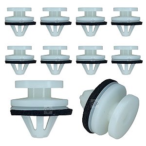 10 Grampo Presilha Forração Interna Para Land Rover Range Rover Sport 2004/2020