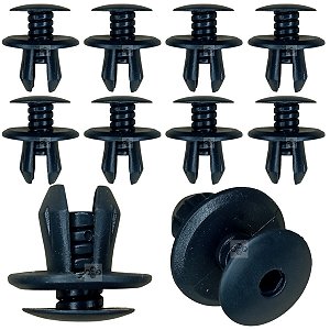 10 Presilha Revestimento Lateral Porta Mala Volkswagen Jetta 2005/2020