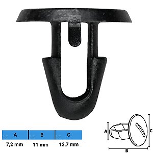 Grampo Presilha 7,2X11X12,7mm