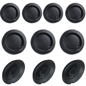 10 Tampão Assoalho Traseiro Chevrolet GM Prisma 2002/2012