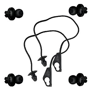 Kit 02 Corda Tirante Tampao Porta Malas Ford Ka 1997/2000