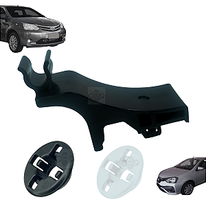 03 Grampo Presilha Vareta Haste Capo Toyota Etios 2012/2018
