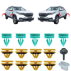 15 Grampo Presilha Moldura Palama Fiat Nova Strada 2020/2023
