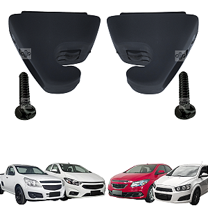 Grampo Presilha Suporte Quebra Sol Chevrolet GM Cruze 2012/2016 Grafite