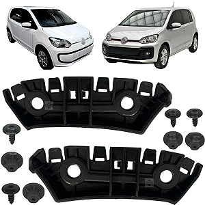 Par Guia Suporte Parachoque Dianteiro Volkswagen Up 2014/2021