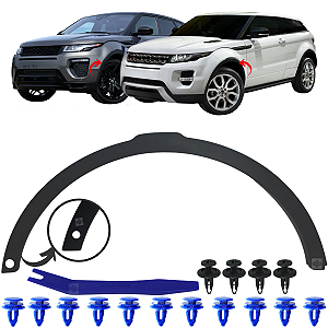 Moldura Paralama Dianteiro C/Furo Para Evoque 2012/2019 - Lado Esquerdo