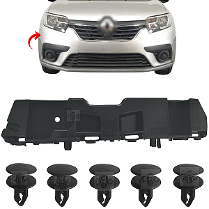 01 Guia Parachoque Suporte Dianteiro Renault Logan 2020/2023 - Lado Direito
