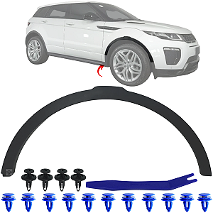 Moldura Paralama Dianteiro S/Furo Para Evoque 2012/2019 - Lado Direito