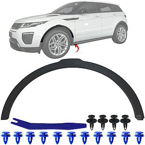 Moldura Paralama Dianteiro S/Furo Para Evoque 2012/2019 - Lado Esquerdo